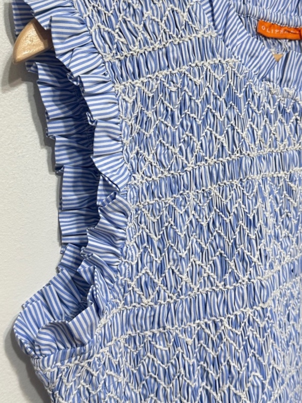 NWT Oliphant Chatham Light Blue Sleeveless Maxi Dress (Size Small) - Picture 4 of 8